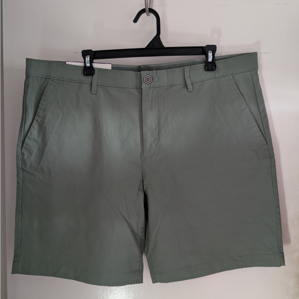 English Laundry Green Flat Front Shorts